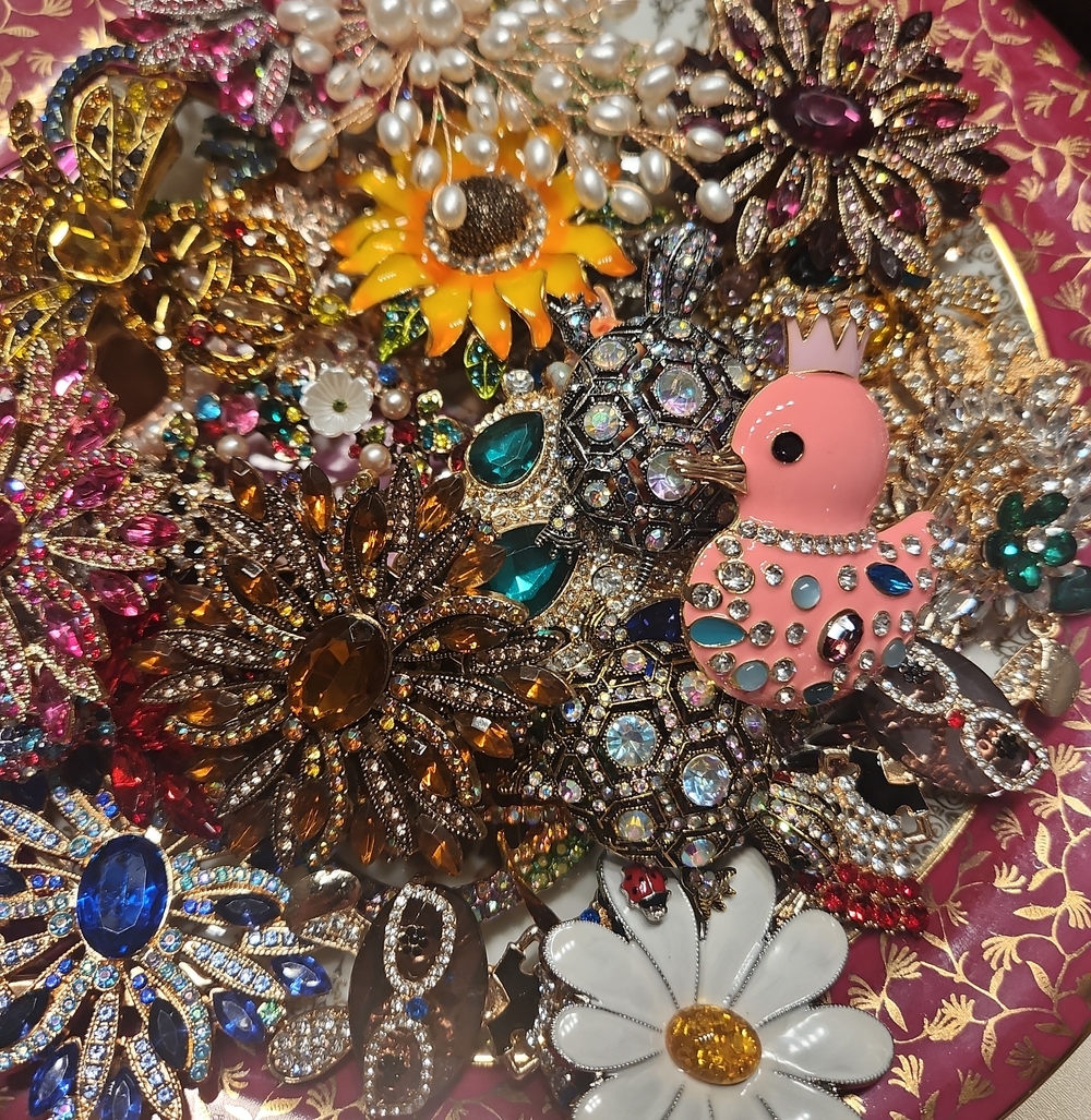 💎 BROOCHES SHOW  & LIVE  SILENT AUCTION💎